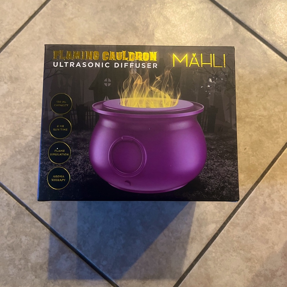 2023 New Mahli Flaming Cauldron Aroma Diffuser HTF TikTok Viral